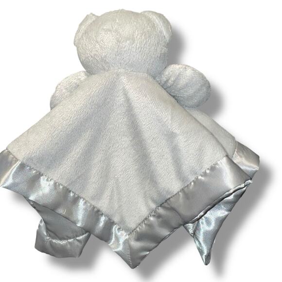 Baby Fanatic Lovey New England Patriots Football Plush Security Blanket Satin - Picture 6 of 12